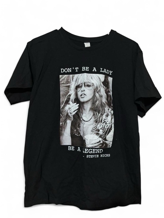 Gildan Tops - Stevie Nicks Graphic Tee - Black